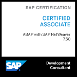 SAP Certified Development AssociateABAP with SAP NetWeaver 7.50